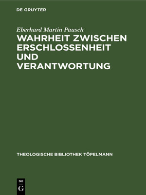 cover image of Wahrheit zwischen Erschlossenheit und Verantwortung